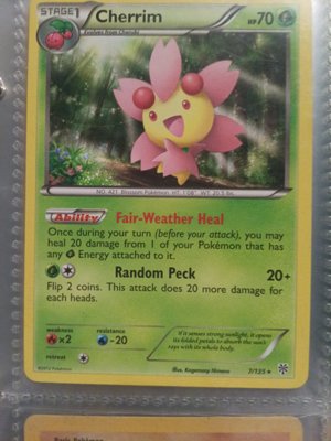 Cherrim Pokémon Card Stage 1