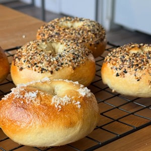 Sourdough bagels
