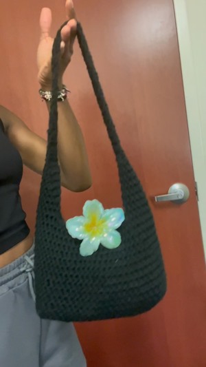 Crochet purse