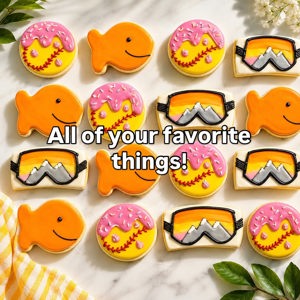 Birthday cookies by Annie K's Cookies, Bloomington, MN