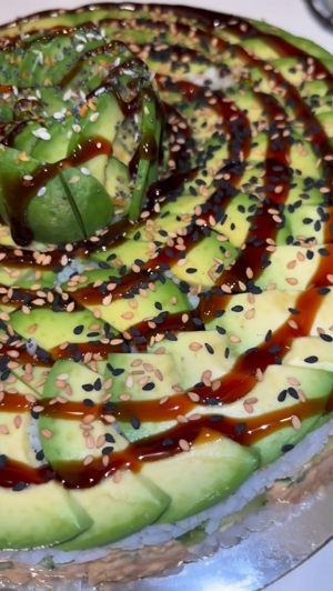 Sushi cake
