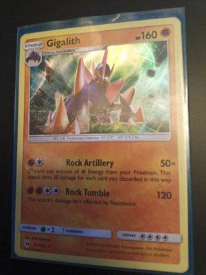 Gigalith Stage 2 Pokémon Card