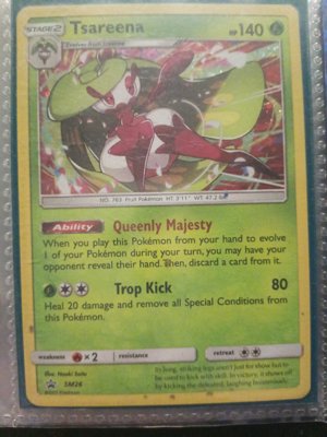 Tsareena Stage 2 Pokémon Card SM26