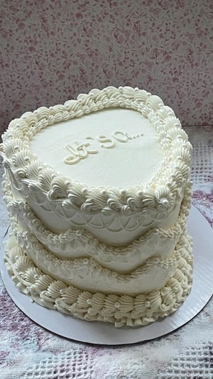 Gender reveal cake