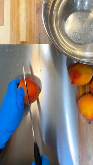 Peach cobbler