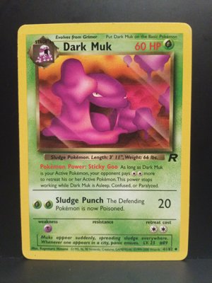 Dark Muk Pokémon Card