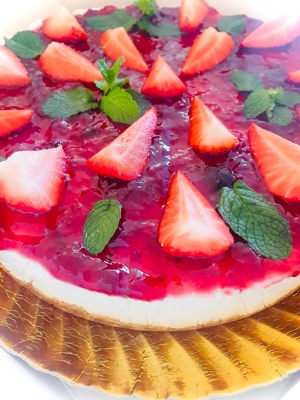 Cheesecake de frutos vermelhos