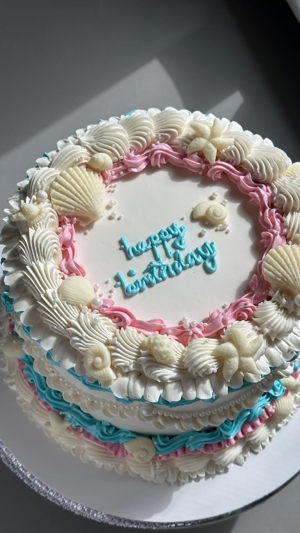 Seashell cake