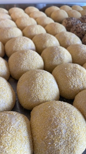Sourdough English muffins