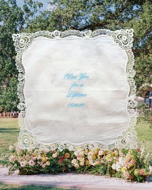 Custom embroidered handkerchief