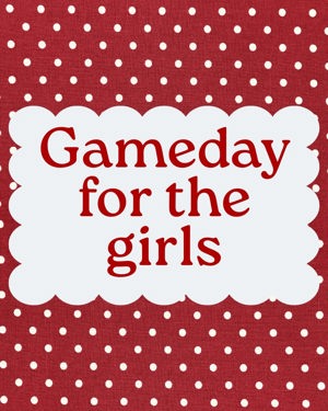 Gameday embroidered outfits for girls