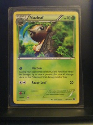 Nuzleaf Pokemon Card Stage 1