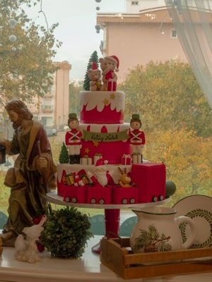 Bolo de Natal de Açúcar & Cores