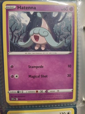 Hatenna Pokémon Card
