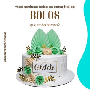Bolo decorado personalizado