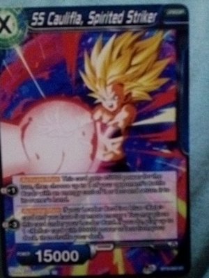 SS Caulifla Spirited Striker Trading Card