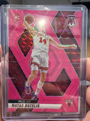Matas Buzelis Panini Mosaic Pink Rookie 5/10
