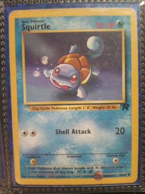 Squirtle Pokémon Card Base Set