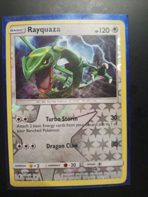 Rayquaza Basic Pokémon Card