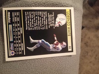 Lorenz White 1990 Leaf Baseball Card
