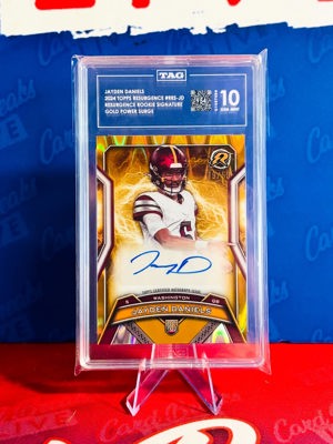2024 Topps Resurgence Rookie Signature Gold Jayden Daniels /50