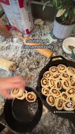 Sourdough Cinnamon Rolls