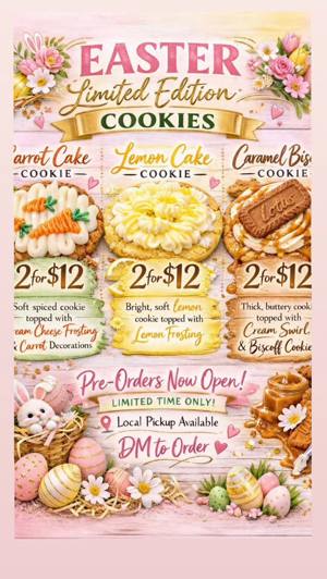 Easter treat lineup by Jada B Catering, Minneapolis, MN