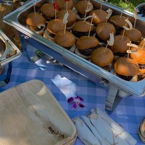 Baby shower BBQ spread