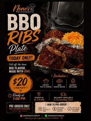 BBQ Ribs Plate
