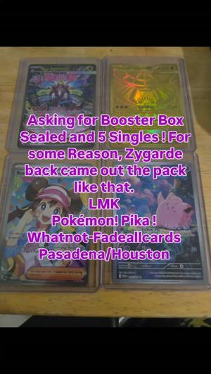 Sealed booster box plus 5 singles lot de Fadeall Cards, Pasadena, TX