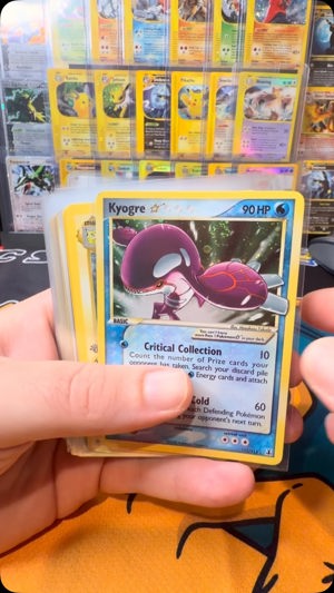 Gold star and big stamp Pokemon cards