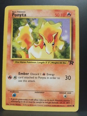 Ponyta Pokémon Card Base Set