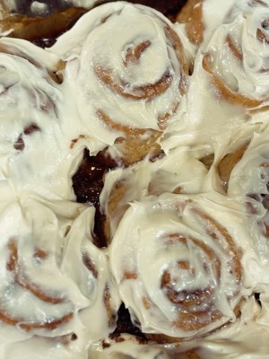 Cinnamon rolls by Just Yum Gluten Free Bakery, Austin TX
