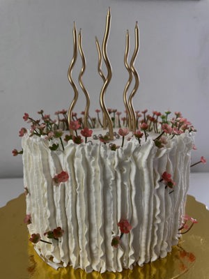 Bolo de maracujá com chocolate