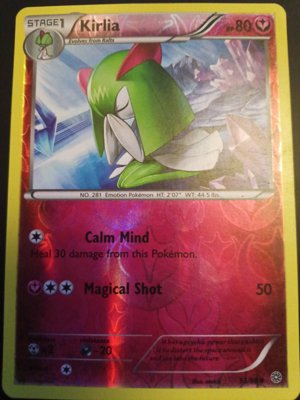 Kirlia Pokémon Card Stage 1