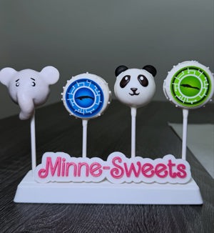 Hand-molded animal cake pop set by Minne-Sweets, Champlin, MN