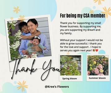 Flower CSA subscription