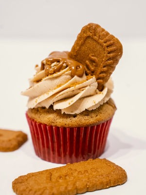 Lotus Biscoff cupcake