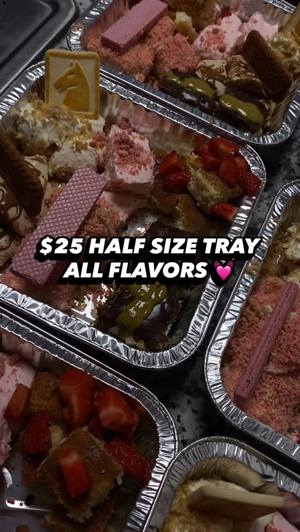 Half size tray