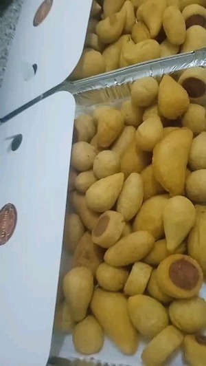 Salgados variados fritos