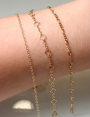 Permanent jewelry welded chains