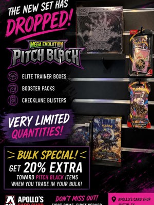 Mega Evolution: Pitch Black Elite Trainer Box