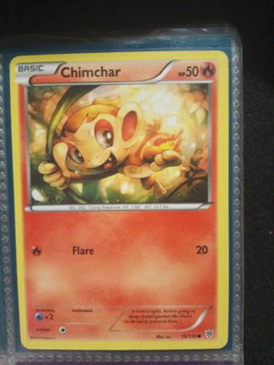 Chimchar Basic Pokémon Card