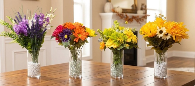Artificial Flower Arrangement Bundle