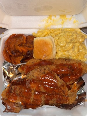 Honey hot fried catfish