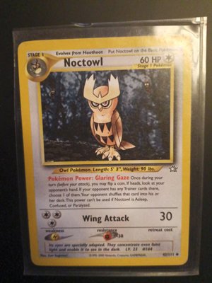 Noctowl Pokémon Card Stage 1