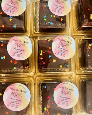 Homemade cosmic brownies