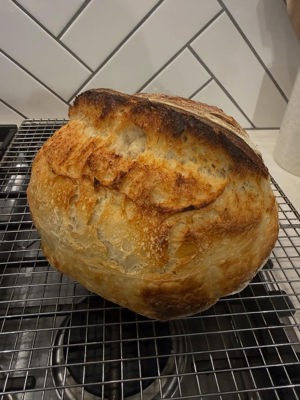 Artisan sourdough loaf