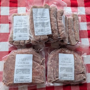 Hot and mild breakfast sausage