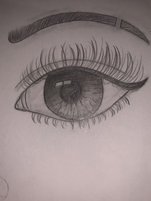 Pencil Eye Drawing